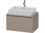 Duravit L-Cube Waschtisch-Unterschrank LC580104343 72 x 47,7 cm, basalt matt, für Konsole, 1 Auszug
