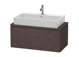 Duravit L-Cube Waschtisch-Unterschrank LC580307272 92 x 47,7 cm, eiche dunkel gebürstet, für Konsole, 1 Auszug