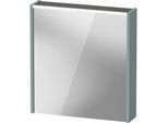 Duravit D-Code Spiegelschrank DC7105LHGHG0000 650x700 mm, Fjordgrün, mit Beleuchtung und Steckdose