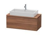 Duravit L-Cube Waschtisch-Unterschrank LC580407979 102 x 47,7 cm, nussbaum natur, für Konsole, 1 Auszug