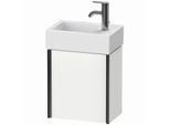 Duravit XViu Waschtisch-Unterschrank XV4230LB218 36,4 x 39,7 x 23,4 cm, links, weiß matt, 1 Tür, schwarz matt