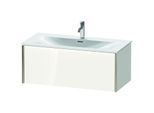 Duravit XViu Waschtisch-Unterschrank XV40350B185 101 x 39,7 x 48 cm, weiß hochglanz, 1 Auszug, champagner matt