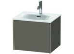Duravit XViu Waschtisch-Unterschrank XV40310B190 51x42x39,7cm, 1 Auszug, champagner matt, flannel grey seidenmatt