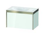 Duravit XViu Waschtisch-Unterschrank XV4610NB185P 80x48cm, 1 Auszug, champagner matt, Rahmen P, weiß hochglanz