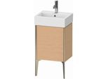 Duravit XViu Waschtisch-Unterschrank XV4531LB112 43,4x33,4x49,3cm, champagner matt, Tür links, eiche gebürstet