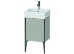 Duravit XViu Waschtisch-Unterschrank XV4531LB207 43,4x33,4x49,3cm, schwarz matt, links, betongrau matt