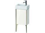 Duravit XViu Waschtisch-Unterschrank XV4530LB122 36,4 x 49,3 x 23,4 cm, links, weiß hochglanz, 1 Tür, champagner matt