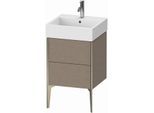 Duravit XViu Waschtisch-Unterschrank XV45330B111 48,4 x 49,3 x 45,4 cm, eiche kaschmir, 2 Auszüge, champagner matt