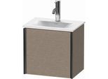 Duravit XViu Waschtisch-Unterschrank XV4030RB211 43x31x39,7cm, 1 Tür, schwarz matt, rechts, eiche kaschmir