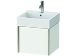 Duravit XViu Waschtisch-Unterschrank XV42330B118 48,4 x 39,7 x 45,4 cm, weiß matt, 1 Auszug, champagner matt