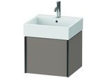 Duravit XViu Waschtisch-Unterschrank XV42330B243 48,4 x 39,7 x 45,4 cm, basalt matt, 1 Auszug, schwarz matt
