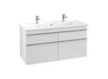 Villeroy & Boch Venticello Unterschrank A92901RE, 115,3x59x50,2cm, Glass Glossy White, Griffe chrom