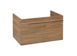Villeroy und Boch Venticello Waschtisch-Unterschrank A93401RH 75,3x42x50,2cm, Griff Chrom, Kansas Oak