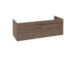 Villeroy und Boch Venticello Waschtisch-Unterschrank A93901VH 125,3 x 42 x 50,2 cm, Griff Chrom, arizona oak