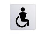 Keuco Türschild Plan 14968010000 Symbol Behinderte, verchromt
