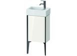 Duravit XViu Waschtisch-Unterschrank XV4530RB222 36,4 x 49,3 x 23,4 cm, rechts, weiß hochglanz, 1 Tür, schwarz matt