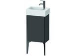 Duravit XViu Waschtisch-Unterschrank XV4530RB249 36,4 x 49,3 x 23,4 cm, rechts, graphit matt, 1 Tür, schwarz matt