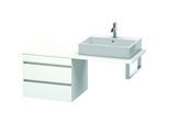 Duravit DuraStyle Waschtisch-Unterschrank DS533801818 60 x 54,8 cm, weiß matt, für Konsole, 2 Schubkästen