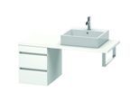 Duravit DuraStyle Waschtisch-Unterschrank DS533601818 40 x 54,8 cm, weiß matt, für Konsole, 2 Schubkästen