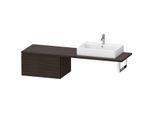 Duravit L-Cube Unterschrank LC585406969 72 x 54,7 cm, nussbaum gebürstet, für Konsole, 1 Auszug