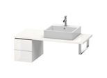 Duravit L-Cube Unterschrank LC583508585 32 x 54,7 cm, weiß hochglanz, für Konsole, 2 Schubkästen