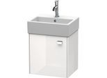 Duravit Brioso Waschtischunterschrank BR4050L1022 43,4x33,9x44,2cm, Tür links, chrom/weiß Hochglanz