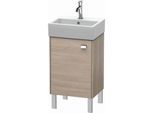 Duravit Brioso Waschtischunterbau BR4430L1031 434x339mm, Pine Silver/Chrom, Tür links