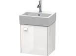 Duravit Brioso Waschtischunterbau BR4050R2222 434x339mm, Weiß Hochglanz, Tür rechts