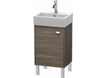Duravit Brioso Waschtischunterbau BR4430L1051 434x339mm,Pine Terra/Chrom, Tür links