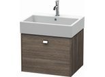 Duravit Brioso Waschtischunterbau BR405301051 584x459mm, Pine Terra/Chrom, 1 Auszug