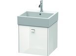 Duravit Brioso Waschtischunterschrank BR405201022 484x459mm, Weiß Hochglanz, 1 Auszug, Griff Chrom