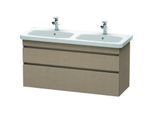 Duravit DuraStyle Waschtisch-Unterschrank DS649807575 123x44,8x61cm, 2 Auszüge, Becken links/rechts, leinen