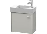 Duravit Brioso Waschtischunterbau BR4051L0707 484x239mm, Betongrau Matt, Tür links