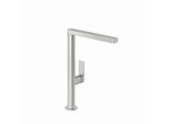 Kludi QORD Küchenarmatur 56803N575 seitliche Bedienung, Stainless Brushed Nickel