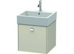 Duravit Brioso Waschtischunterbau BR405201091 484x459mm, Taupe, 1 Auszug, Griff Chrom