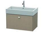 Duravit Brioso Waschtischunterbau BR405501075 784x459mm, Leinen, 1 Auszug, Griff Chrom