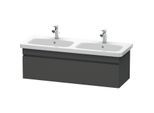 Duravit DuraStyle Waschtischunterbau DS639804949 Graphit Matt, 123x44,8x39,8cm, mit 1 Auszug