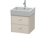 Duravit Brioso Waschtischunterbau BR415209191 484x459mm, Taupe, 2 Auszüge