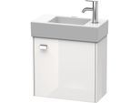Duravit Brioso Waschtischunterbau BR4051R1022 484x239mm, Weiß Hochglanz, Tür rechts, Griff Chrom