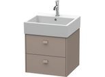 Duravit Brioso Waschtischunterbau BR415204343 484x459mm, Basalt Matt, 2 Auszüge