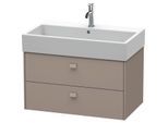 Duravit Brioso Waschtischunterbau BR415504343 784x459mm, Basalt Matt, 2 Auszüge