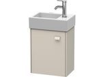 Duravit Brioso Waschtischunterbau BR4049L9191 364x239mm, Taupe, Tür links