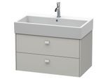 Duravit Brioso Waschtischunterbau BR415500707 784x459mm, Betongrau Matt, 2 Auszüge