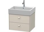 Duravit Brioso Waschtischunterbau BR415309191 584x459mm, Taupe, 2 Auszüge