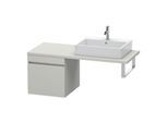 Duravit DuraStyle Waschtisch-Unterschrank DS533200707 50 x 54,8 cm, betongrau matt, für Konsole, 1 Auszug