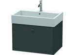 Duravit Brioso Waschtischunterbau BR405404949 684x459mm, Graphit Matt, 1 Auszug
