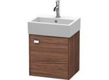 Duravit Brioso Waschtischunterbau BR4050R1021 434x339mm, Nussbaum Dunkel/Chrom, Tür rechts
