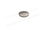 Kaldewei Miena Waschtisch-Schale 909306003668 3180, Ø 45 cm, warm grey 10, Perl-Effekt, ohne Überlauf, ohne Hahnloch, Schallschutz