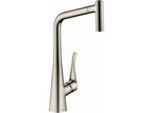 hansgrohe Metris M7116-H320 Küchenarmatur 73801800 Edelstahl-Optik, mit sBox, mit Ausziehbrause