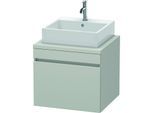 Duravit DuraStyle Waschtisch-Unterschrank DS531000707 60 x 54,8 cm, betongrau matt, für Konsole, 1 Auszug